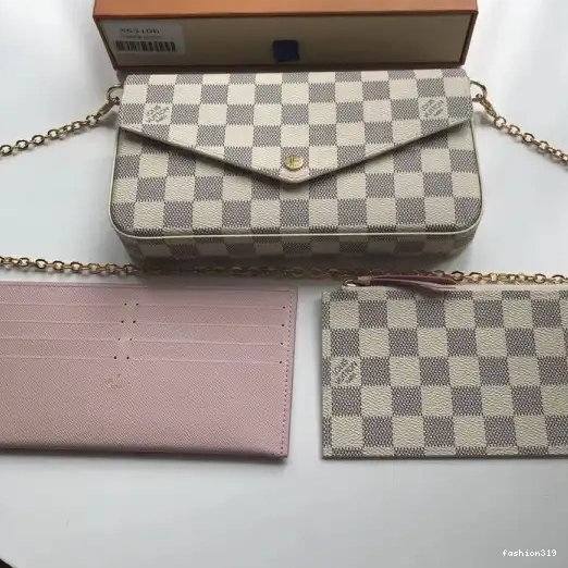 Bag Felicie Vuitton Damier Louis Pochette N63106 0323